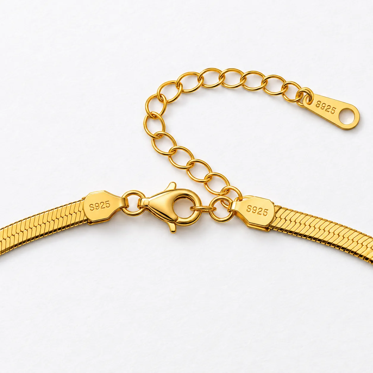 Lobster clasp and five centimeter extension