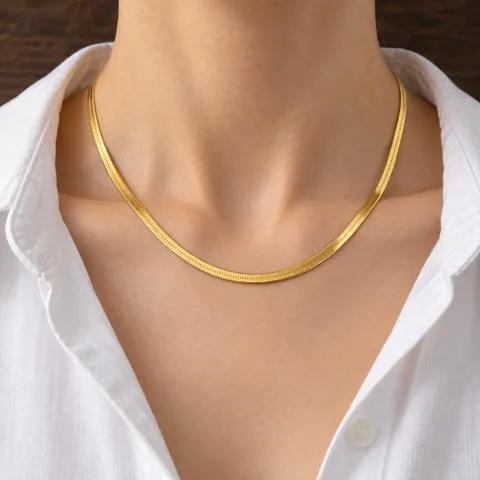 Elowen Herringbone Necklace
